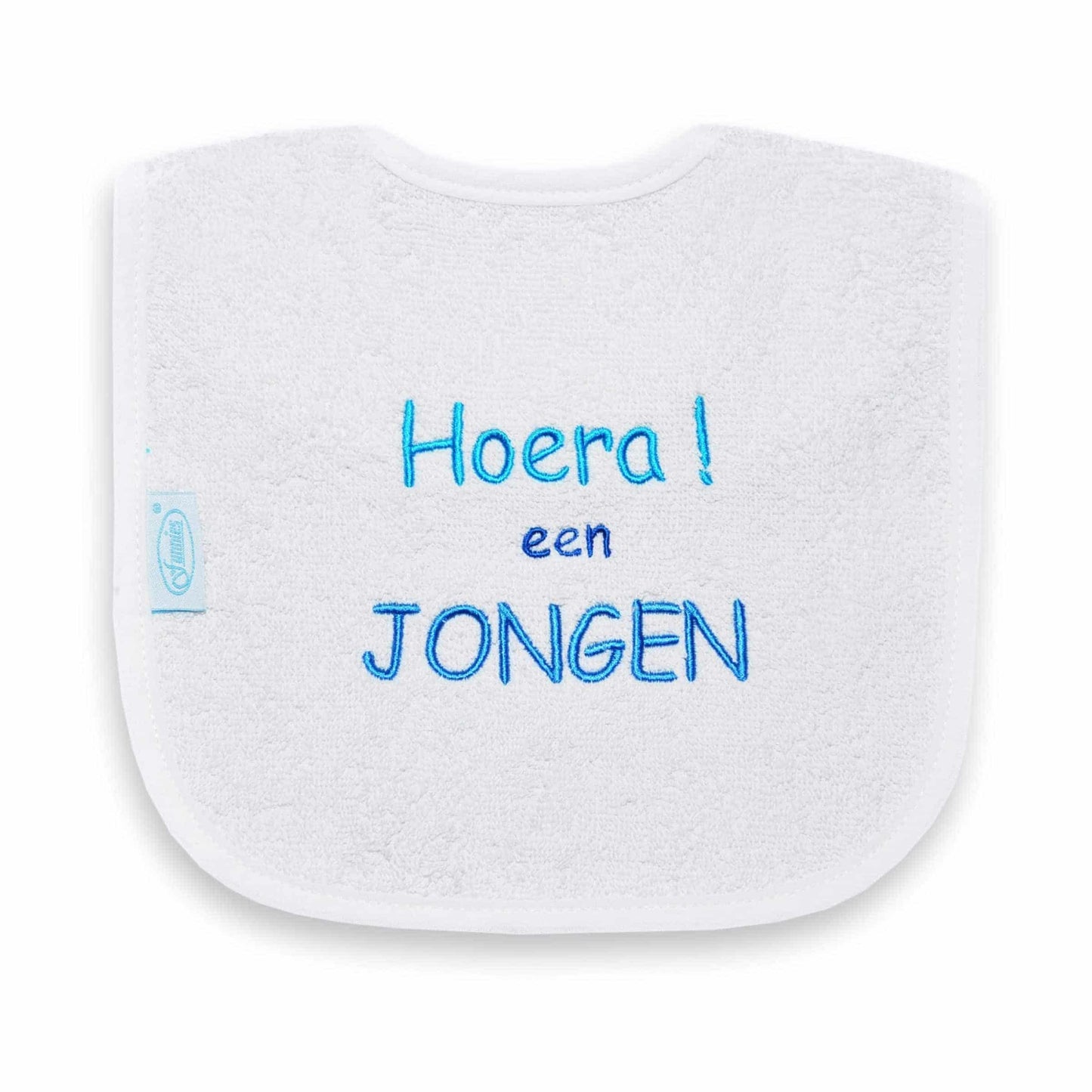 Slab met tekst - hoera een jongen