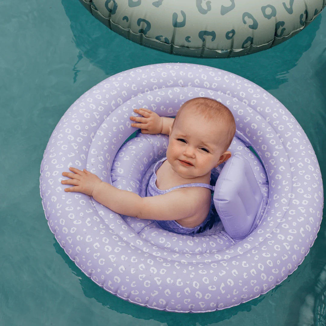 Swim Essentials Leopard | Lila Baby Float 0-1 jaar