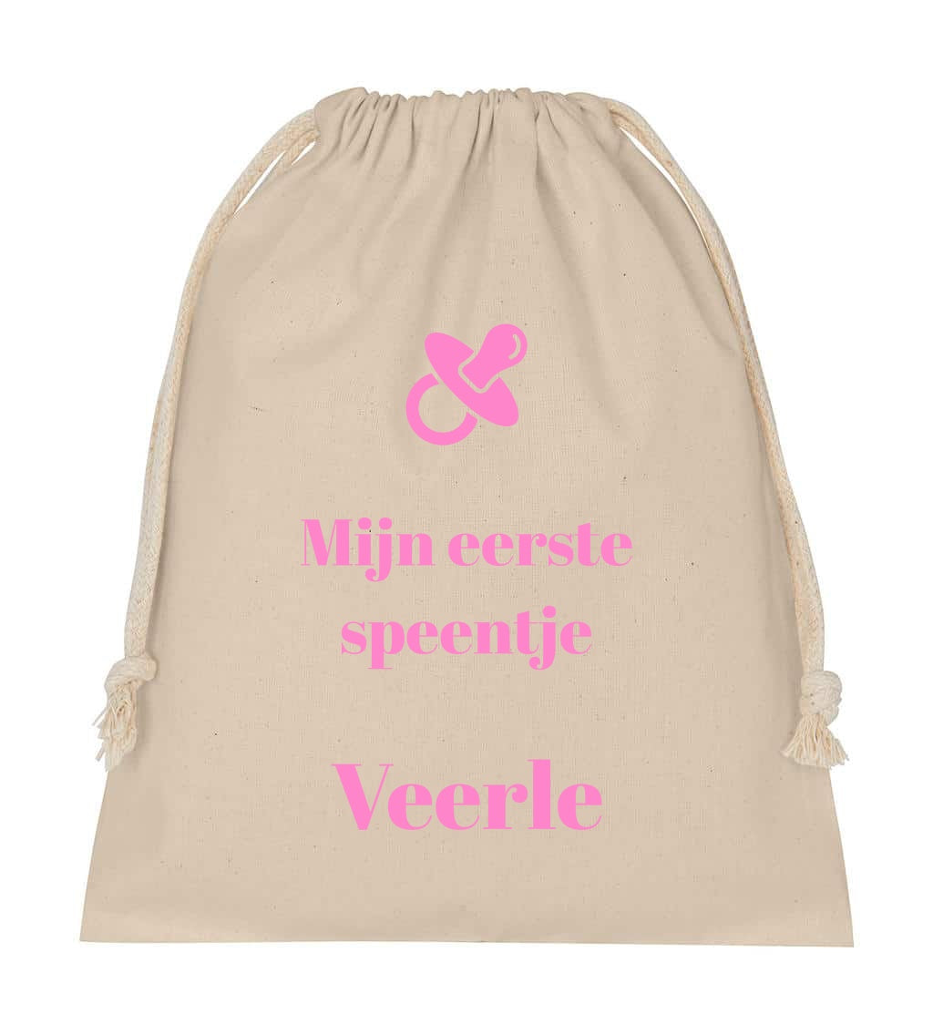 Mijn eerste speentje met naam - bewaarzakje