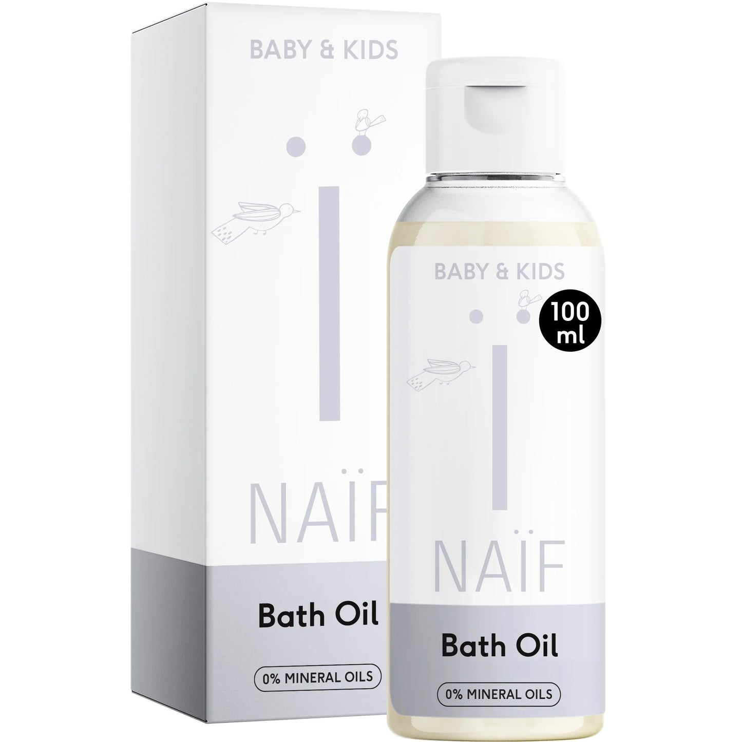 Naïf - Milky Badolie voor Baby & Kids 100ml