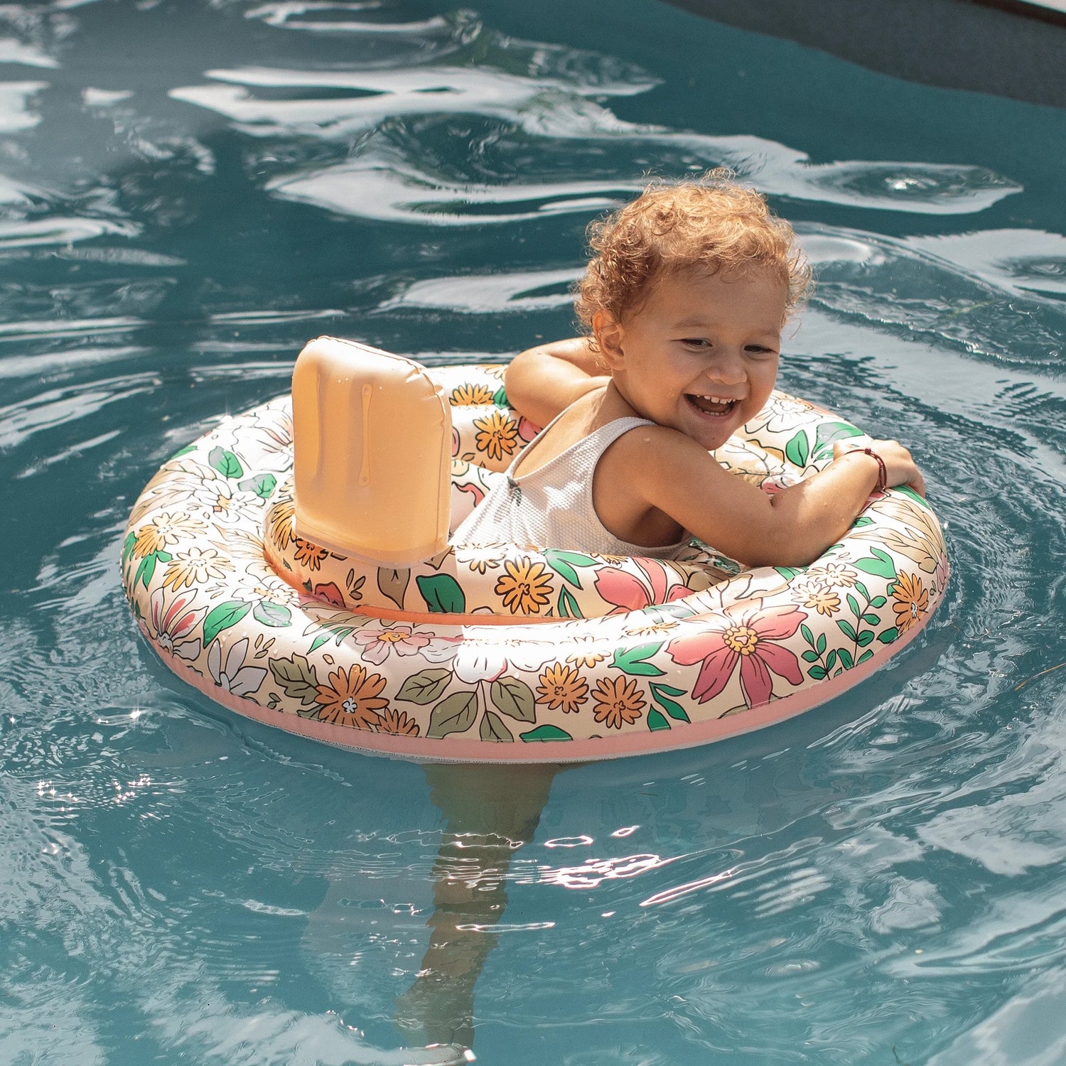 Swim Essentials Blossom | Meerkleurige Baby Float 0-1 jaar