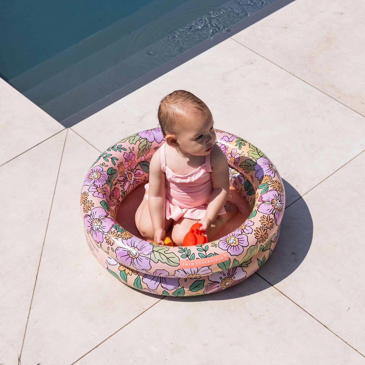 Swim Essentials Blossom | Meerkleurig Baby Zwembad 60 cm