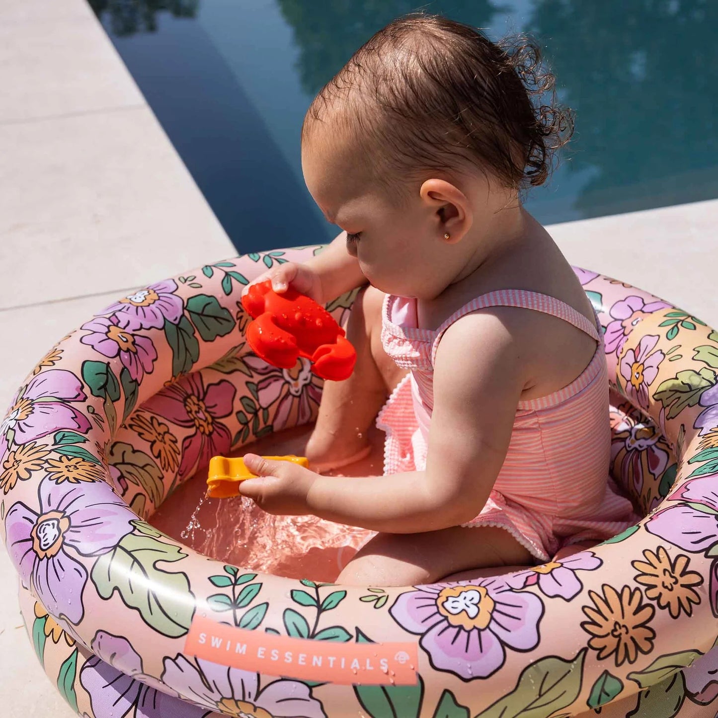 Swim Essentials Blossom | Meerkleurig Baby Zwembad 60 cm