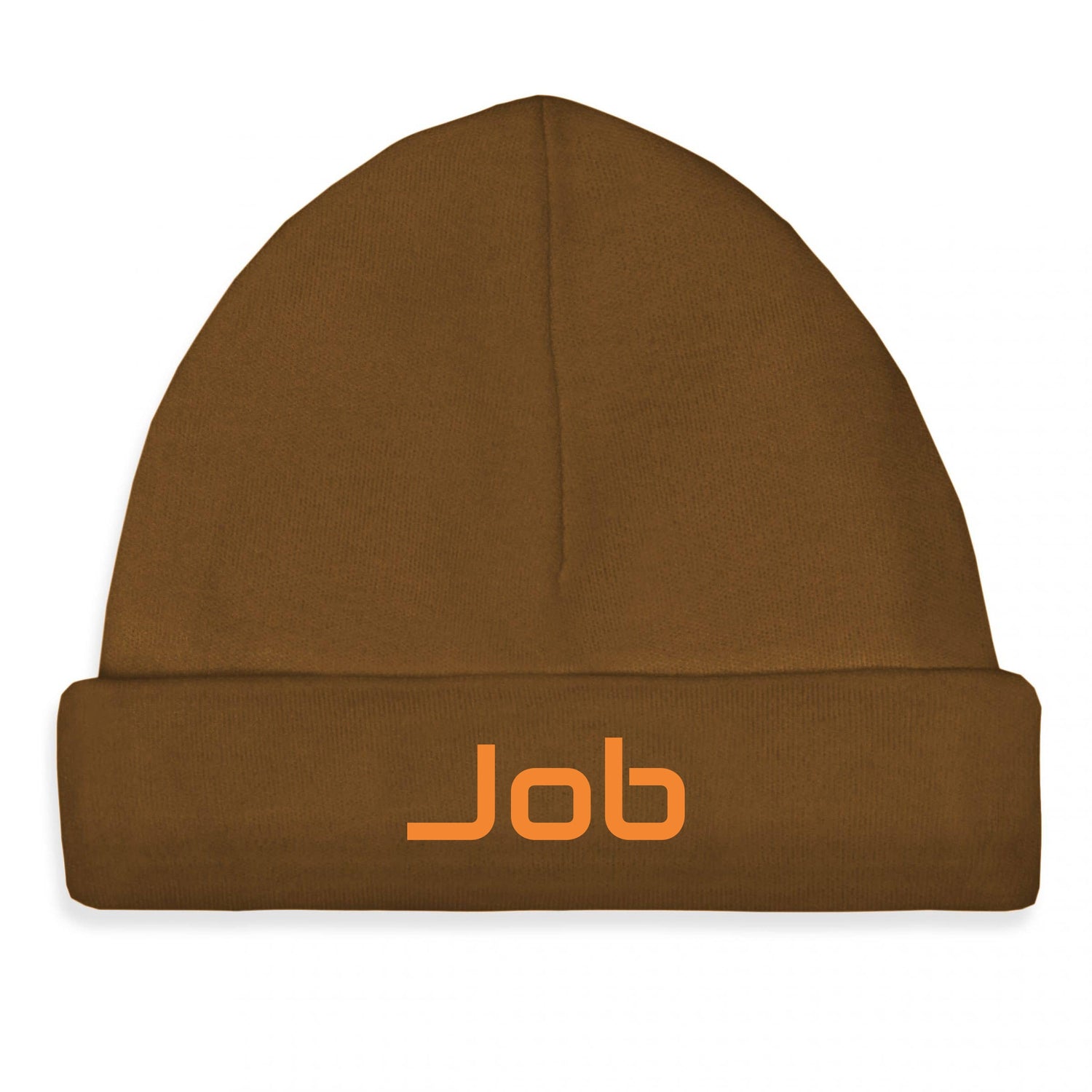 Babymutsje met naam - brown