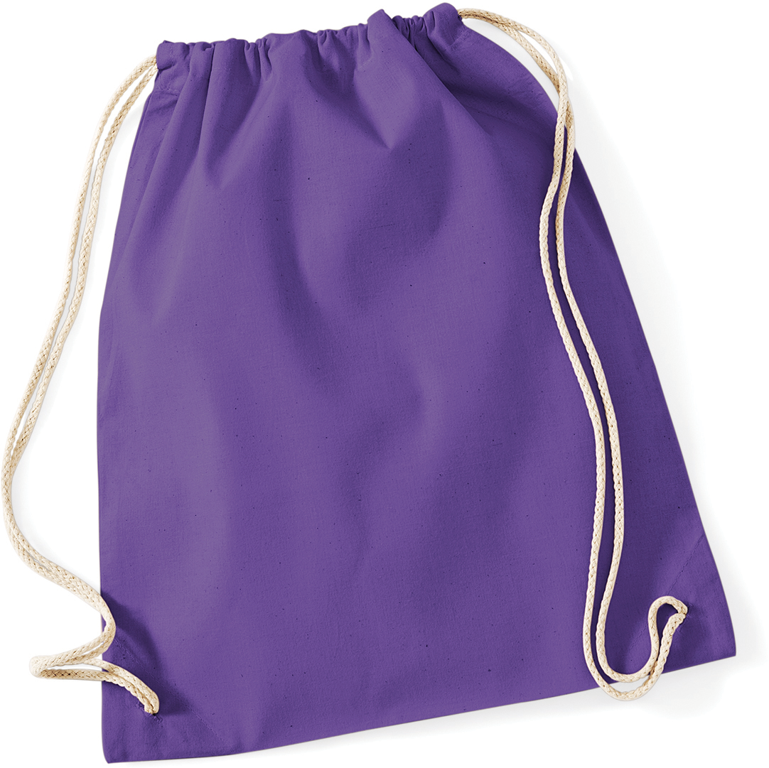 Gymtas met naam - Purple