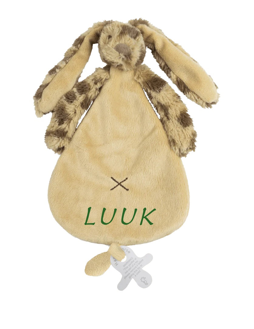 Happy Horse Rabbit Richie Tuttle Knuffeldoekje met naam - Jubilee