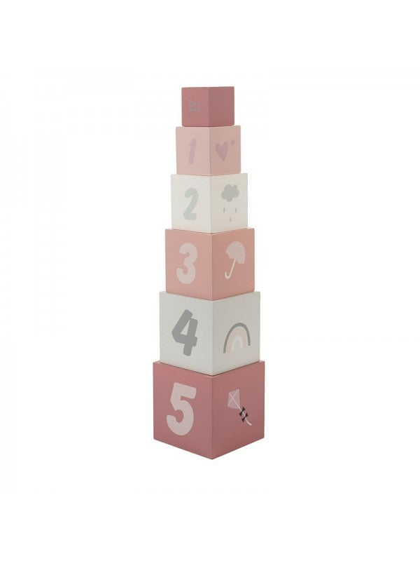 Label Label - Stacking Blocks Numbers - Pink