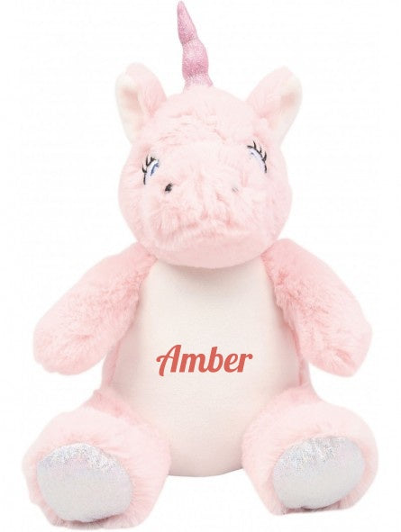 Knuffel met naam - unicorn