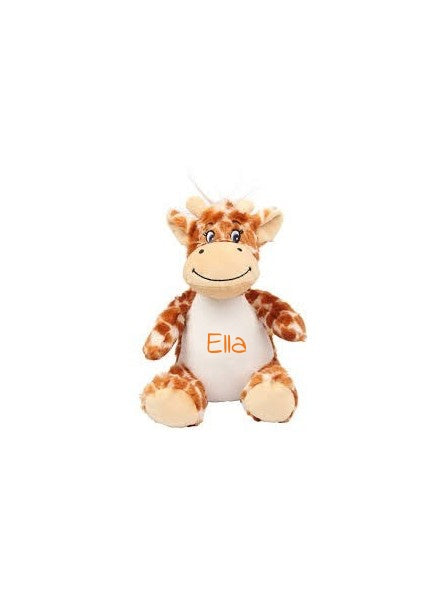 Knuffel met naam - giraffe