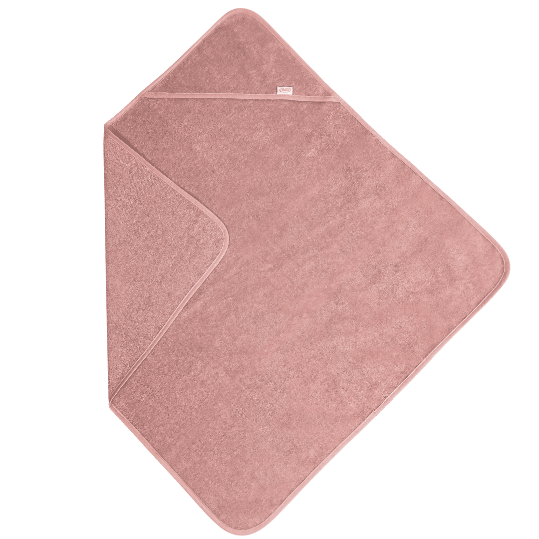Badcape met naam - pink sandstone